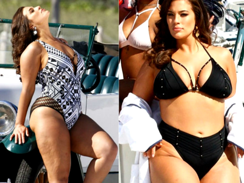 Ashley Graham la supermodelo que posó completamente desnuda y