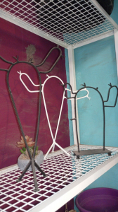 Adornos plantas artificiales figura chapa cactus