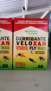 Agroquímico insecticida químico veloxan derribante 60