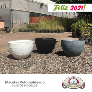 Maceta rotomoldeado punta de bala