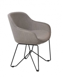 SILLON ROMA LISO base metálica