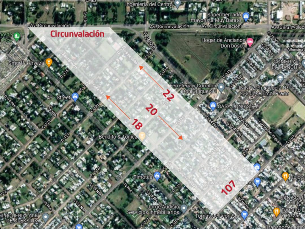Habrá cambios en el sentido de circulación de algunas calles de Barrio ...