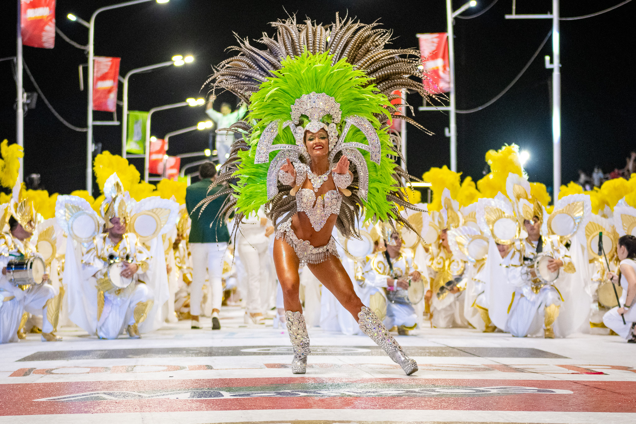 La comparsa Magestuosa Emperatriz es una de las atracciones principales.