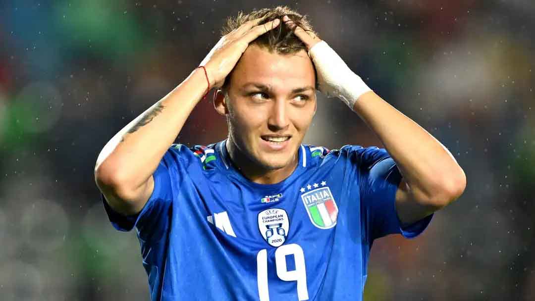 Mateo Retegui, delantero de la Selección italiana.