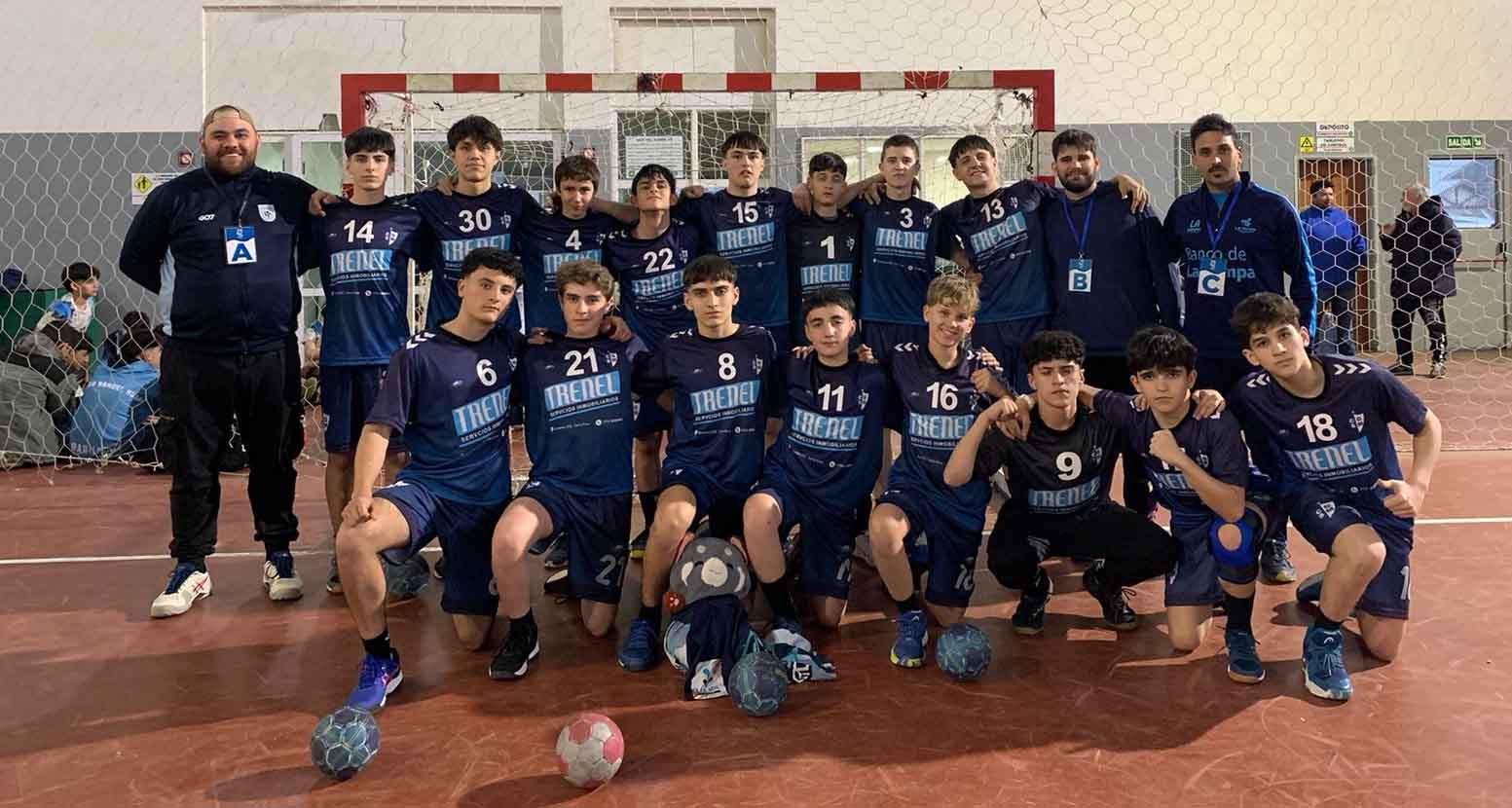 El equipo masculino de General San Martín, de Santa Rosa.