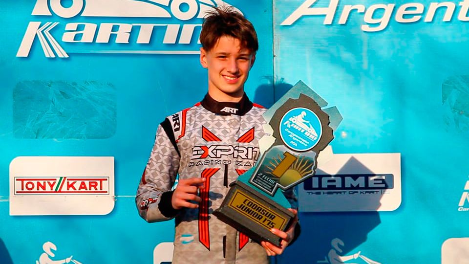 Teo Schropp, la nueva promesa argentina que competirá en la Fórmula 4 italiana.