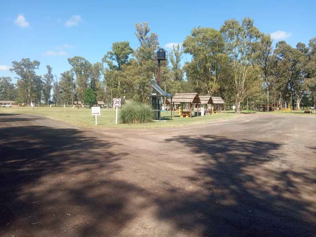 Vista del Parque Termal de la localidad.