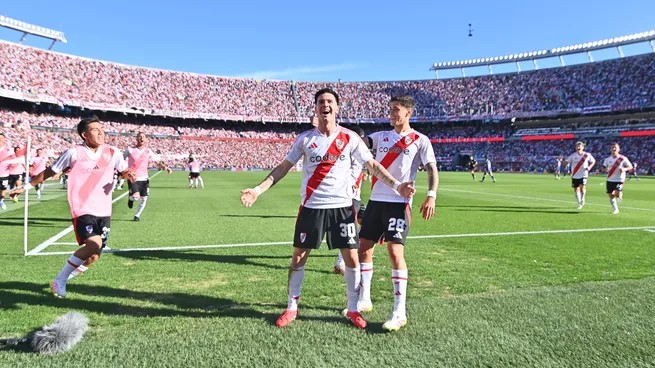 Mastantuono marcó un golazo para el 1-0 de River.