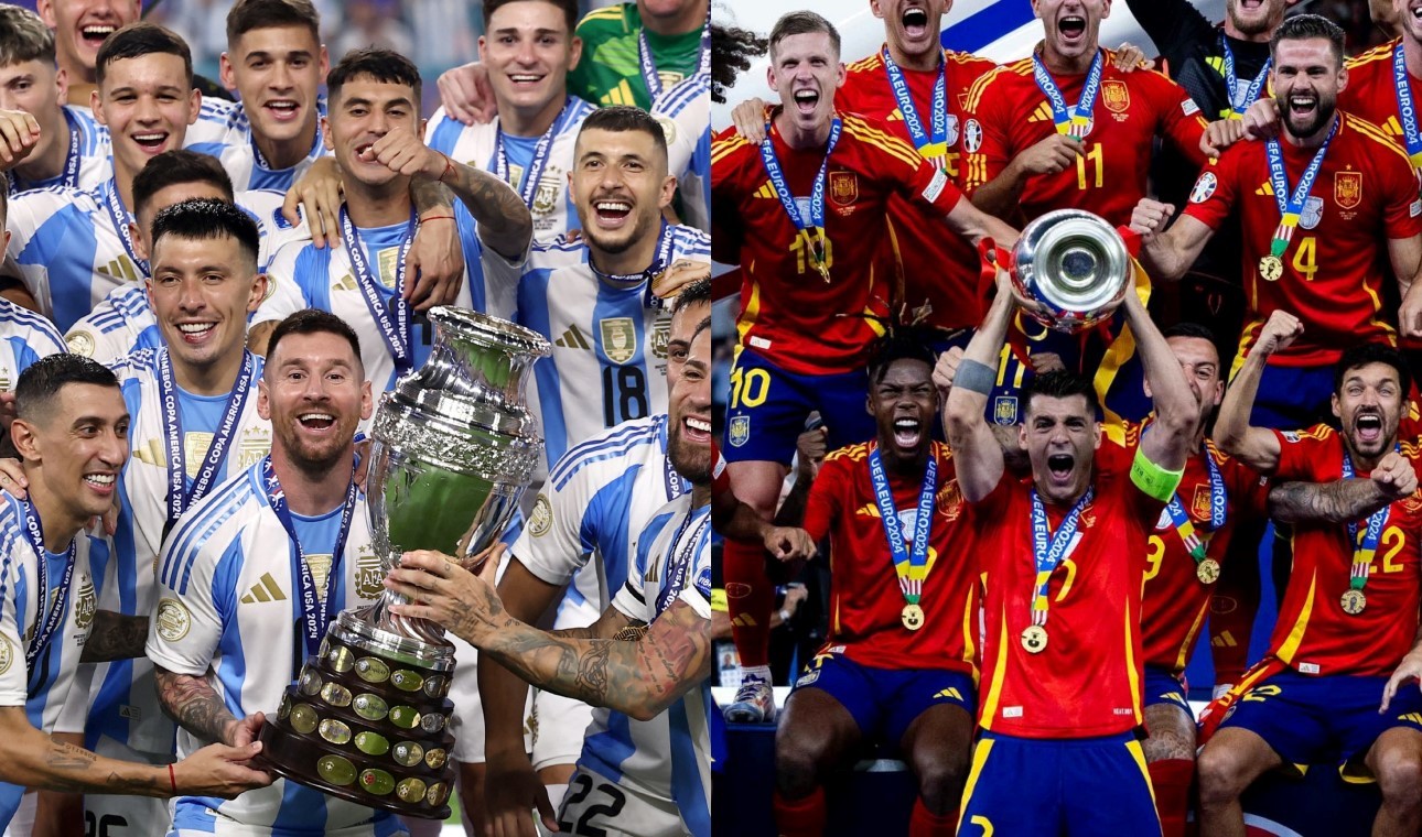 La “Scaloneta” volverá a jugar esta final. Ya le ganó la primera a Italia ahora va por los españoles.