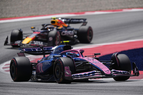 Colapinto en acción, en el circuito de Montmeló.