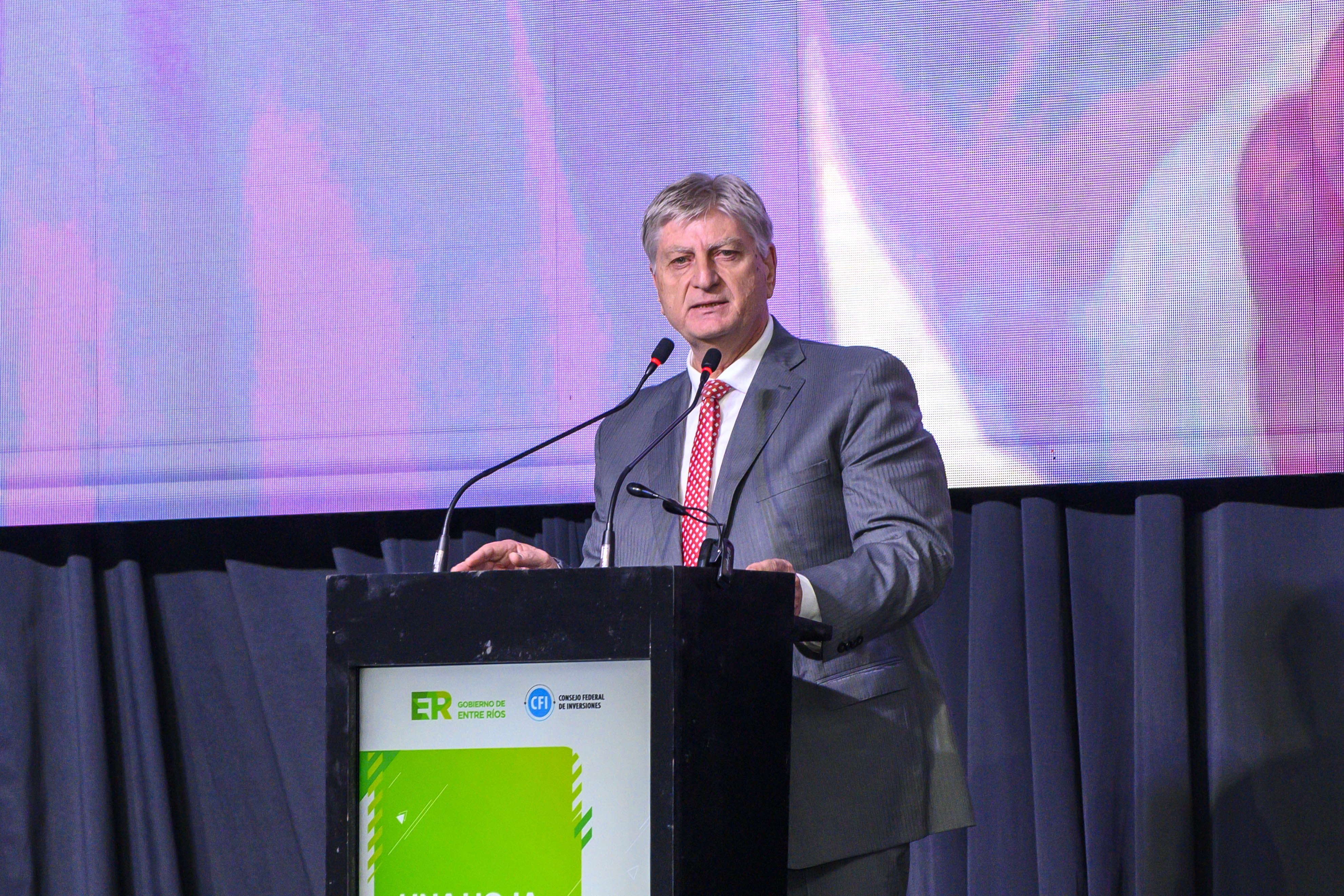 Sergio Ziliotto, durante su participación en la jornada de trabajo en Entre Ríos.