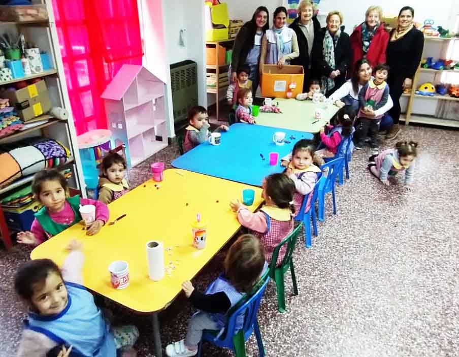 Dos instituciones de Larroudé recibieron donaciones.