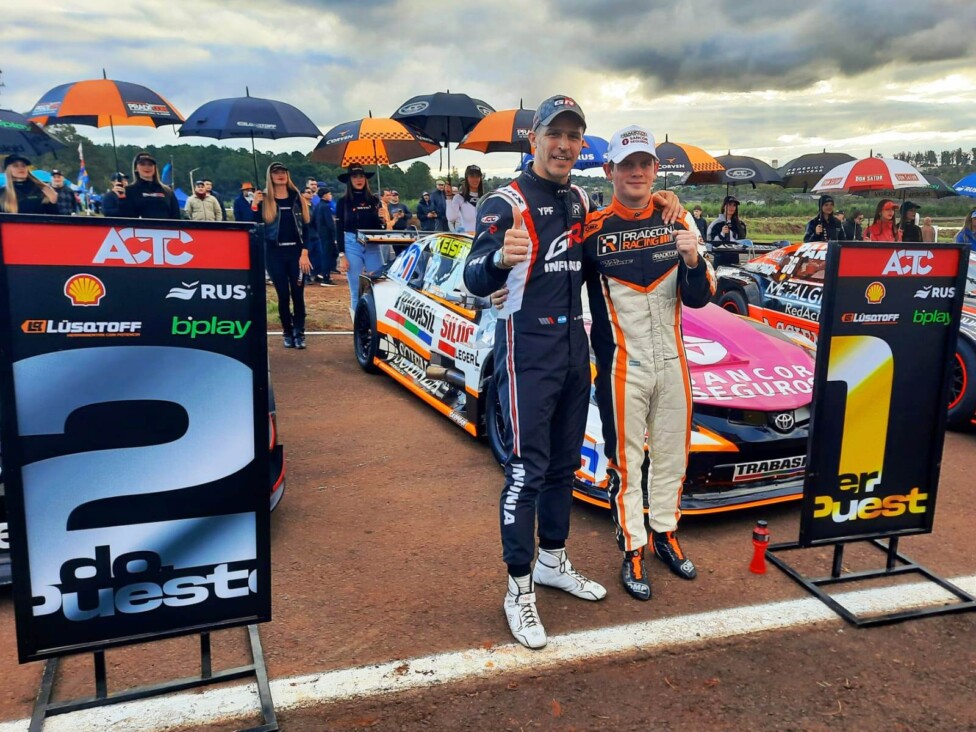 Rossi y Fritzler en el 1-2 de Toyota en la clasificación de Posadas.