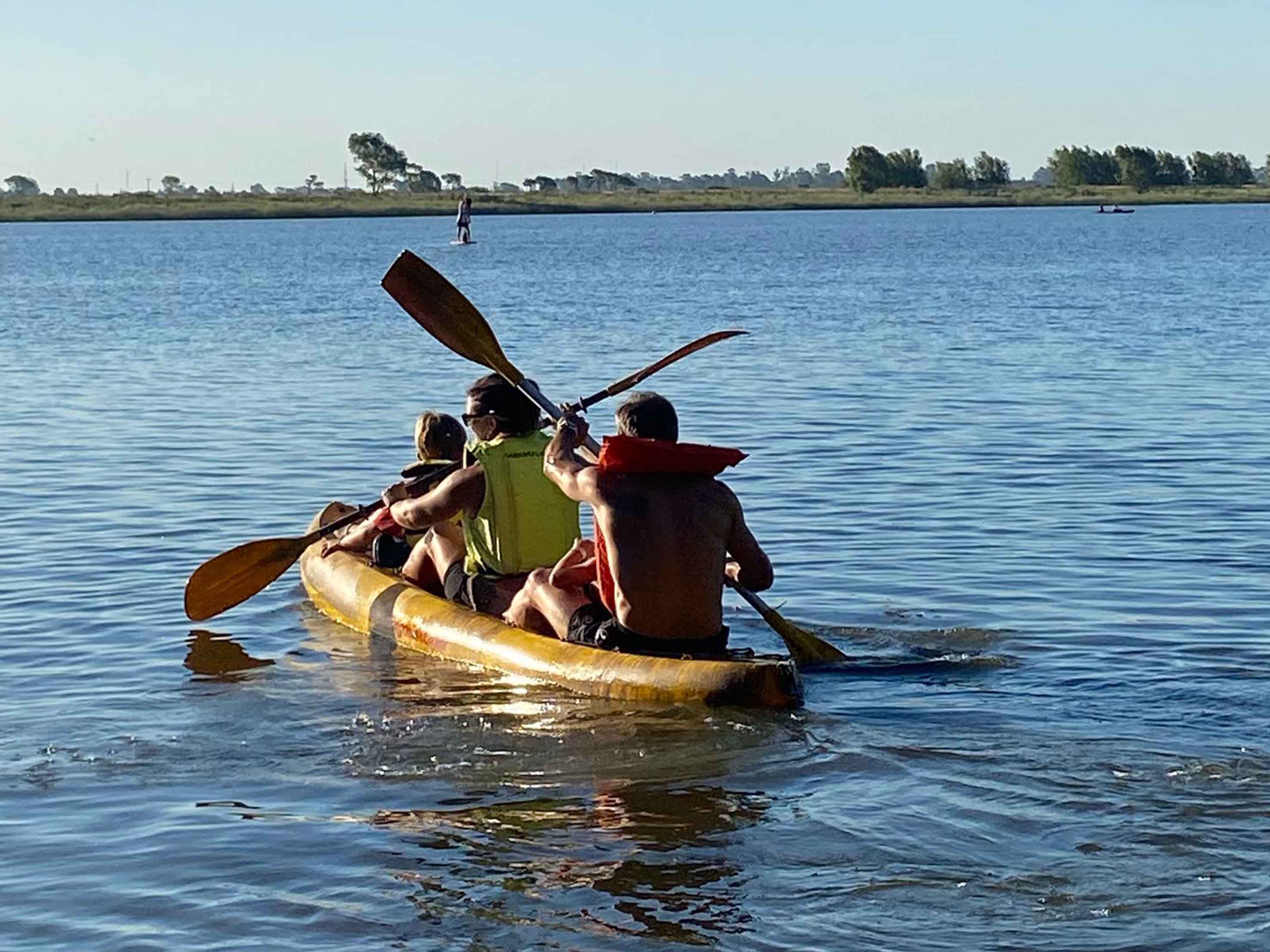 Las actividades náuticas de la Laguna La Arocena quedan suspendidas hasta nuevo aviso.
