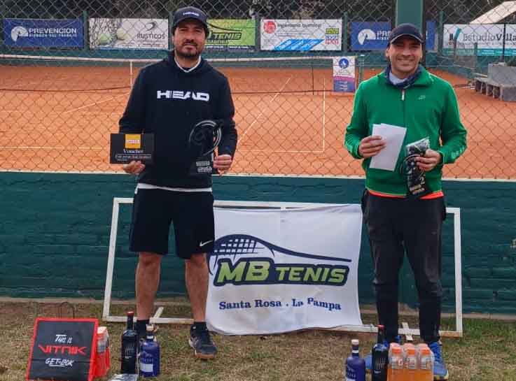 Castiñeira y Martínez tras la final de tercera.
