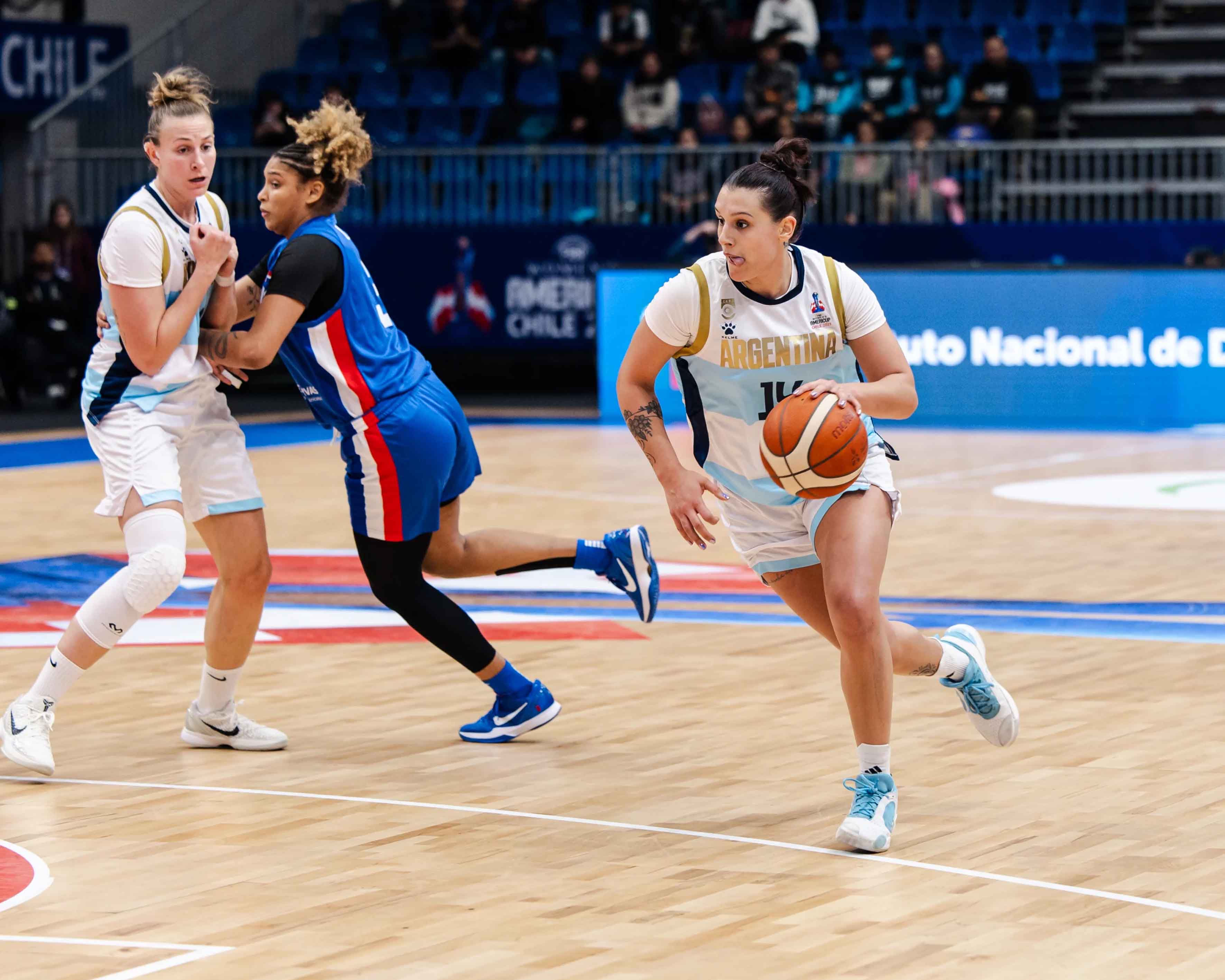 Florencia Chagas fue uno de los puntos altos en el equipo argentino.