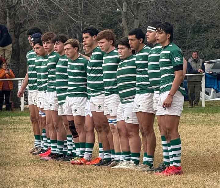 La formación del seleccionado de la UROBA, con el piquense Acosta.