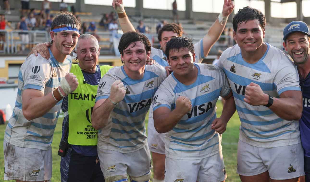 Con un gran triunfo ante Francia, Los Pumitas subieron al podio en Italia.