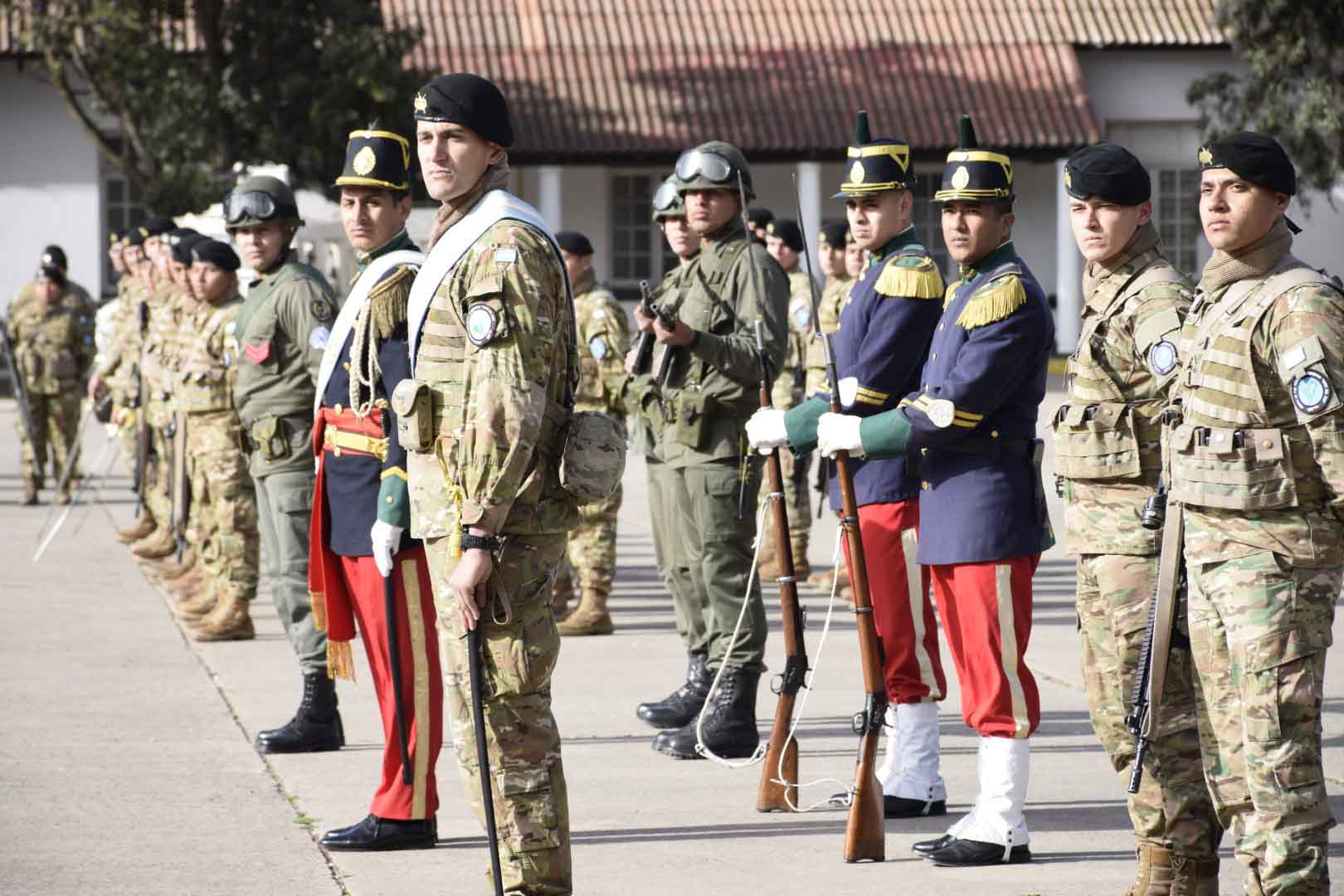 La unidad militar con asiento en Toay desde 1992, participó en la Guerra de Malvinas.