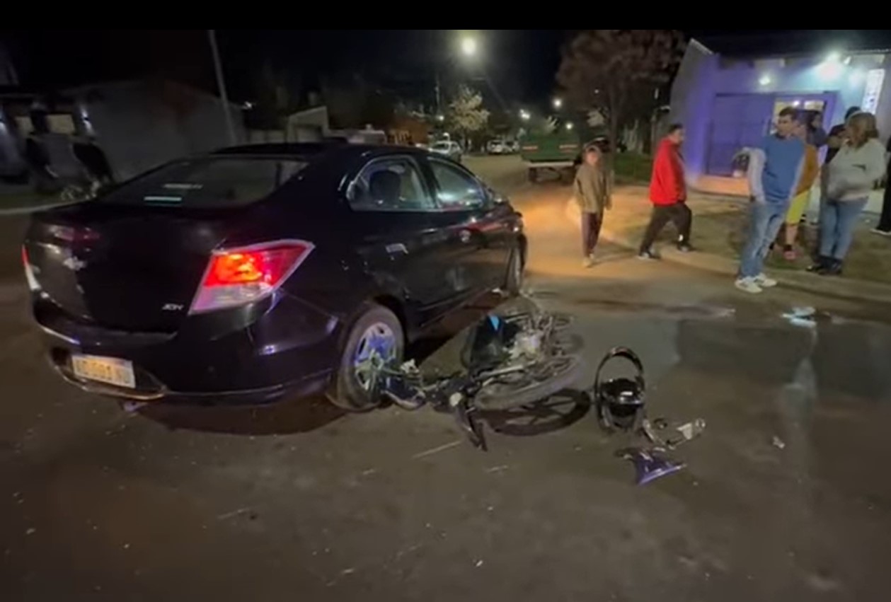 Los vehículos involucrados en el siniestro vial.