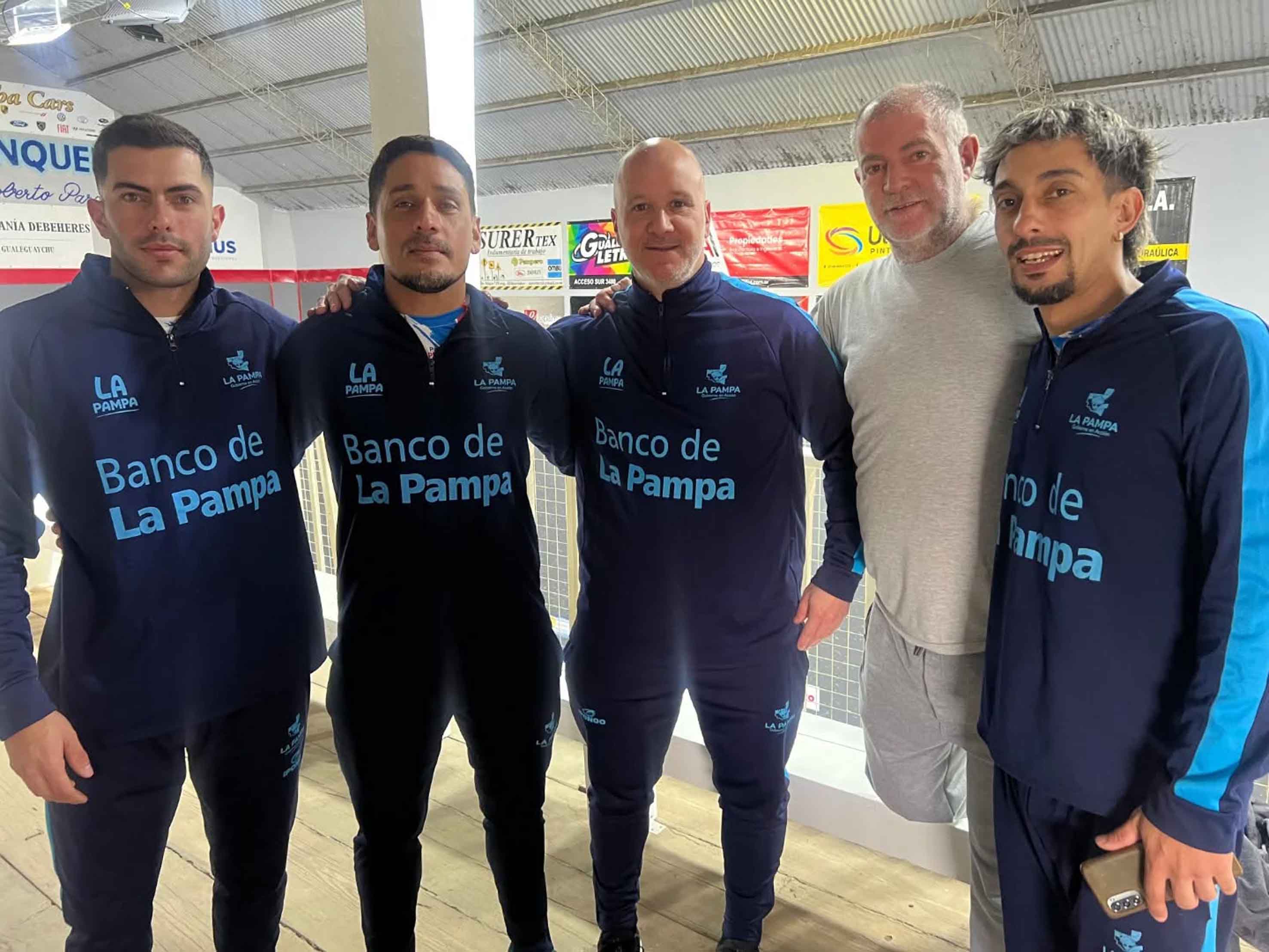 El equipo pampeano que concurrió al Argentino de Gualeguaychú.