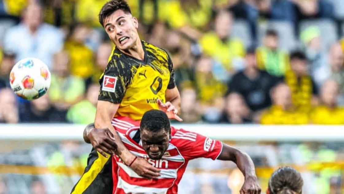 A Aaron no le pesó nada, debutó y fue figura en Borussia.