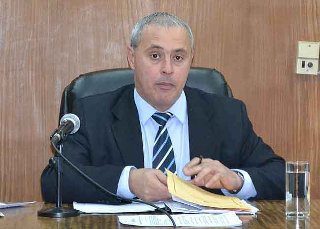 Federico Pellegrino, juez de audiencia.