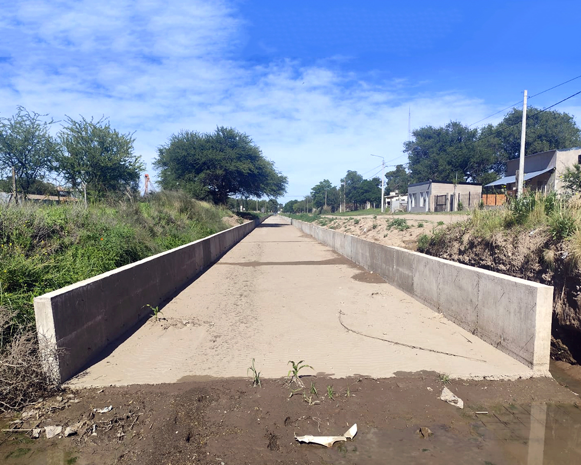 Avanza importante obra para mejorar el sistema de desagües pluviales en ...