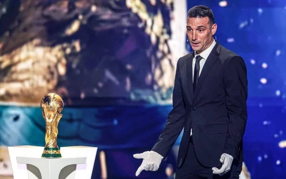 Lionel Scaloni, DT de la Selección argentina.