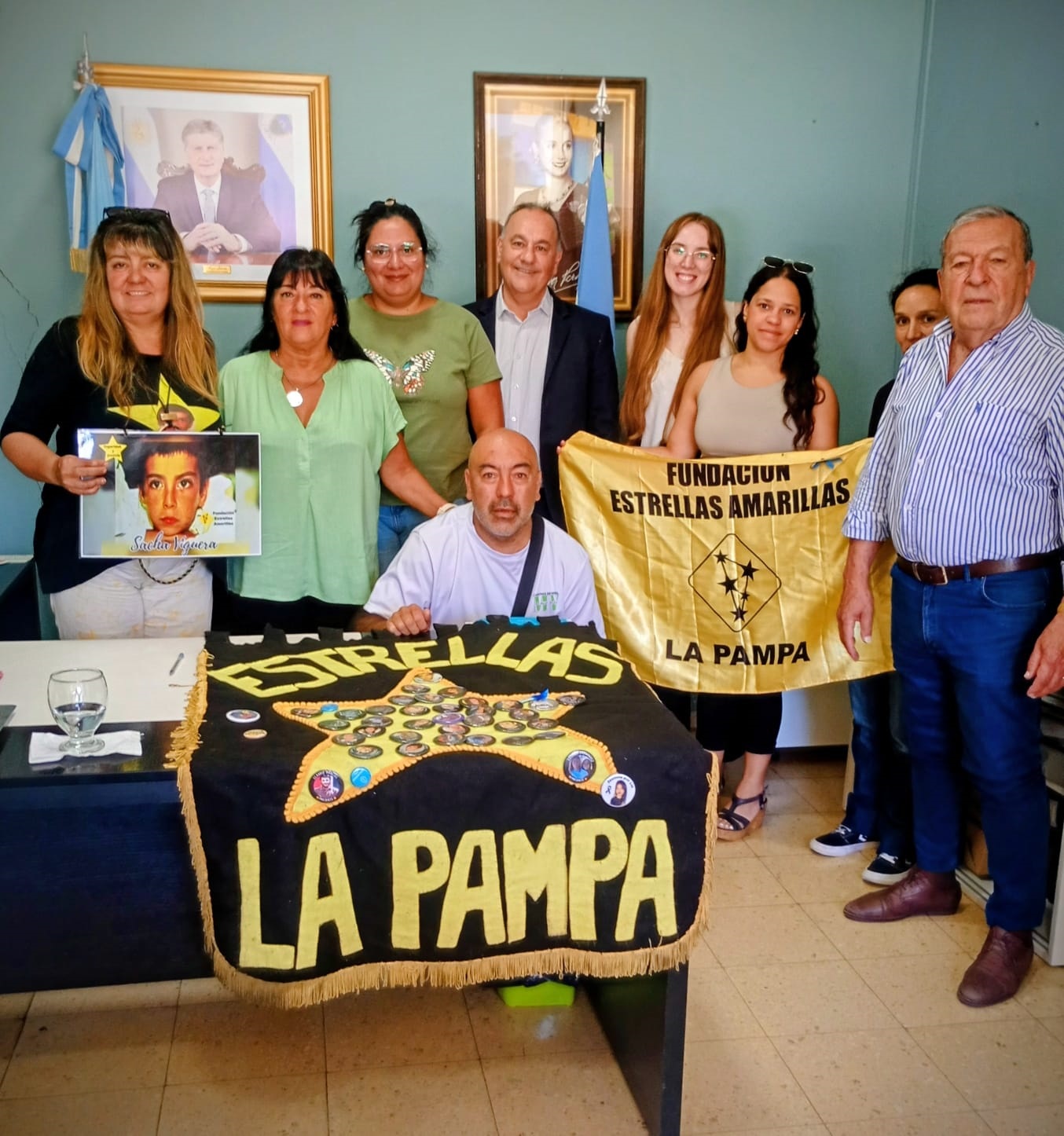 Integrantes de Estrellas Amarillas se reunieron con la intendenta y concejales de Catriló para avanzar en acuerdos sobre los reclamos en torno a la Ruta Nacional 5.
