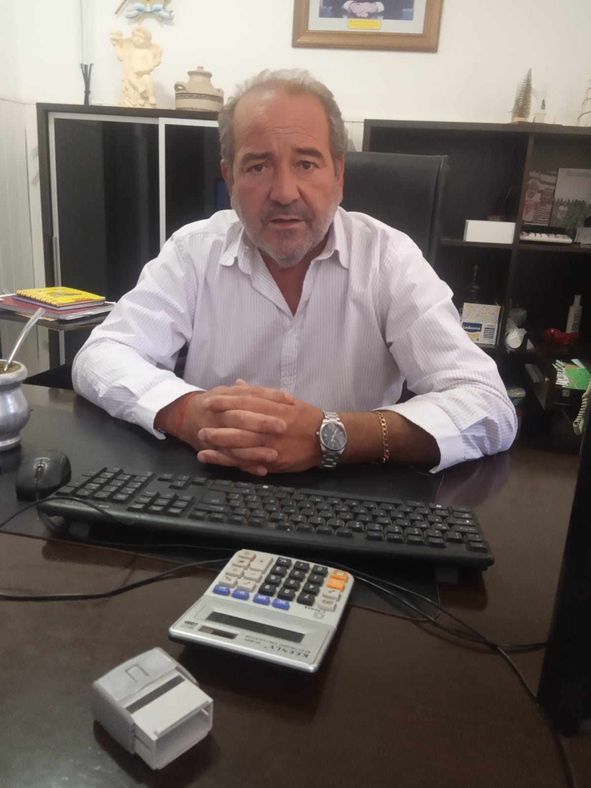 José Luis Gallotti, jefe comunal de Bernardo Larroudé.