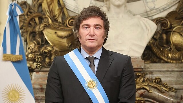 Javier Milei, presidente argentino.