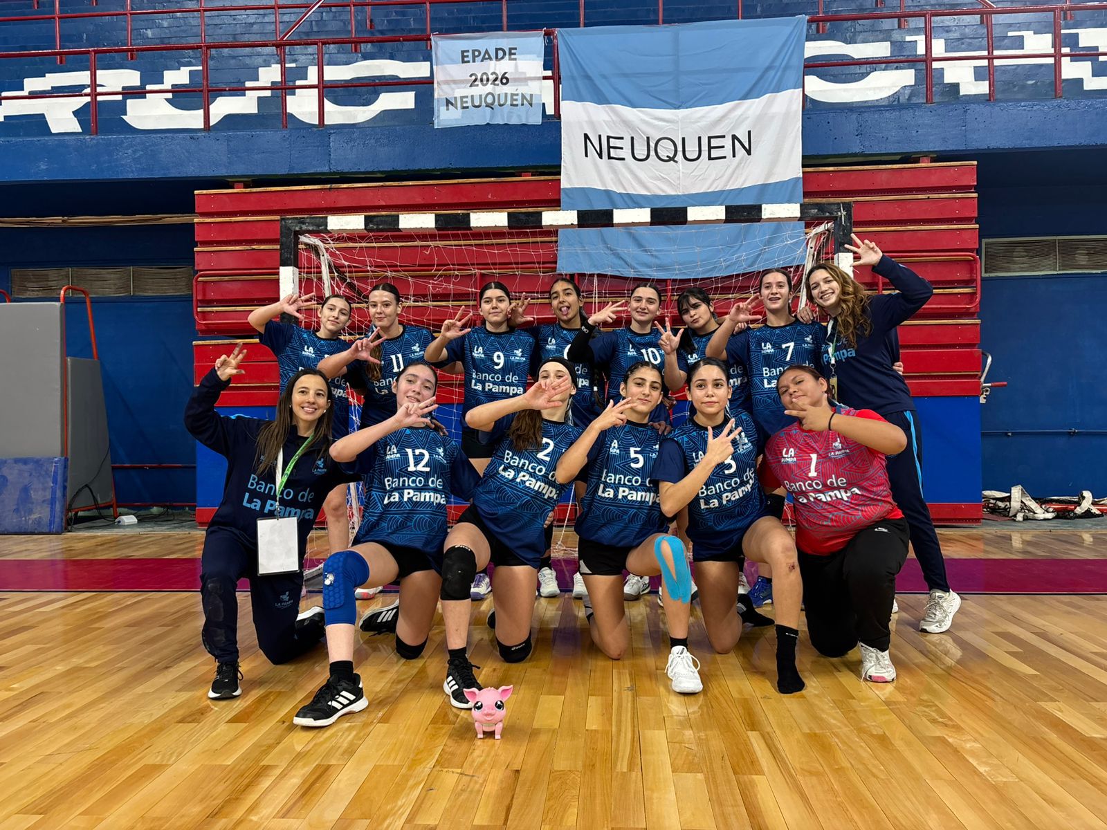 El handball, la disciplina debutante, terminó con La Pampa en el tercer lugar del femenino.