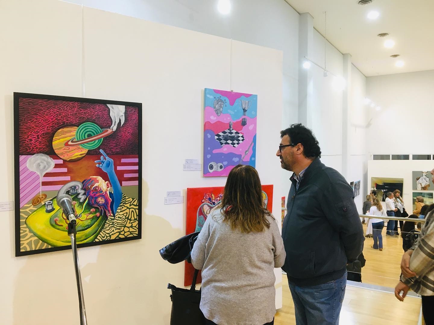 La muestra permanecerá abierta hasta el 25 de julio en la Sala de Artes Visuales del espacio cultural.
