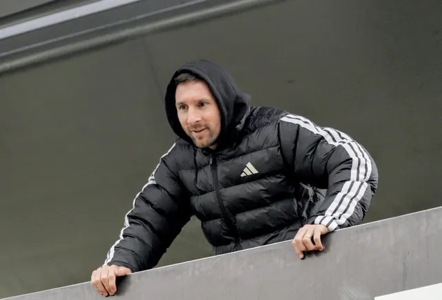 Messi estuvo en Arroyo Seco.