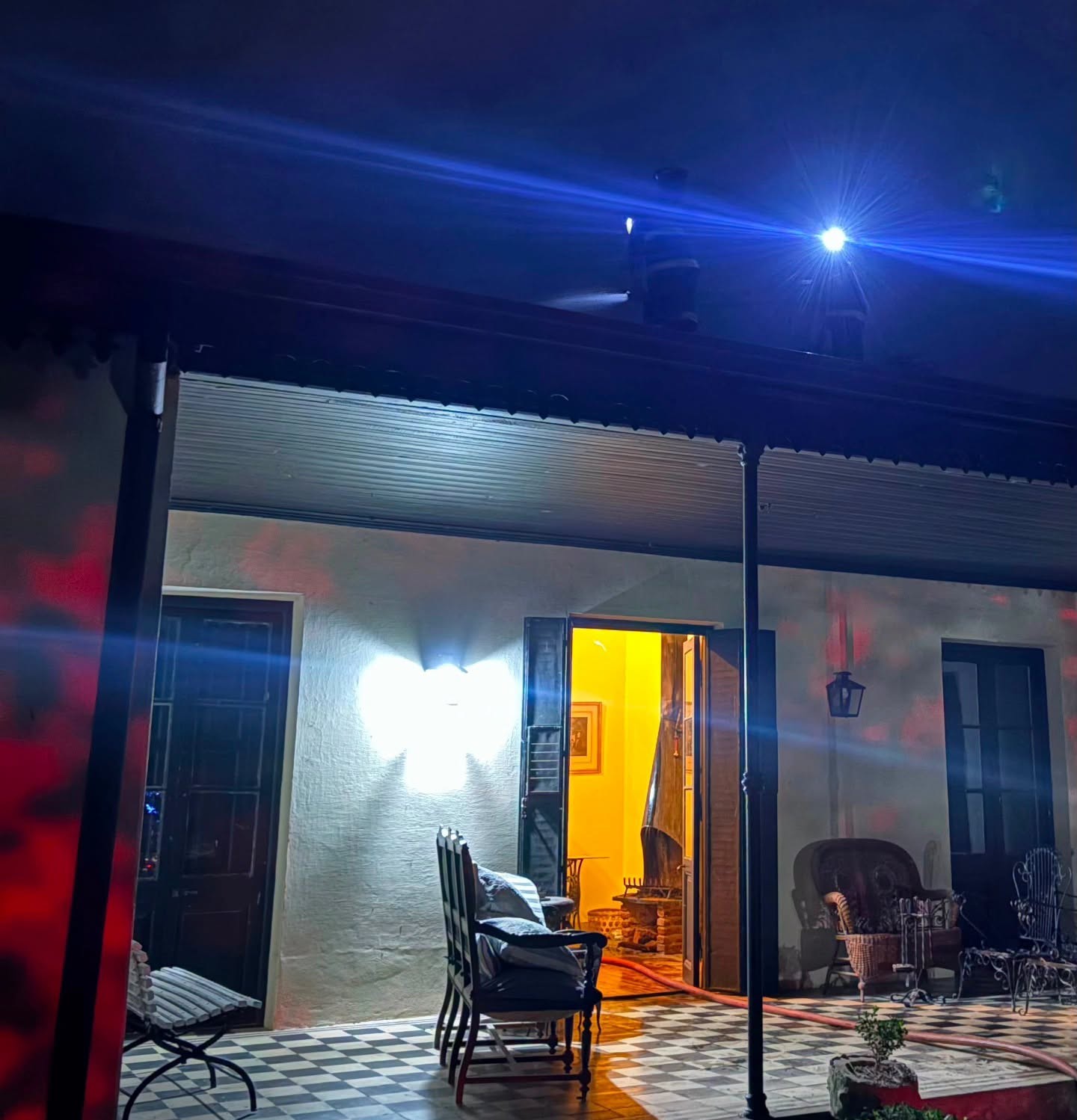 La vivienda afectada.