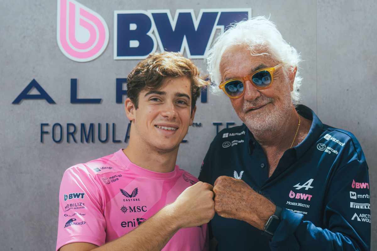 Briatore elogió y reconoció el buen trabajo de Colapinto en Alpine