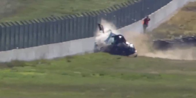 Tomás Fernández protagonizó un durísimo accidente en Toay.