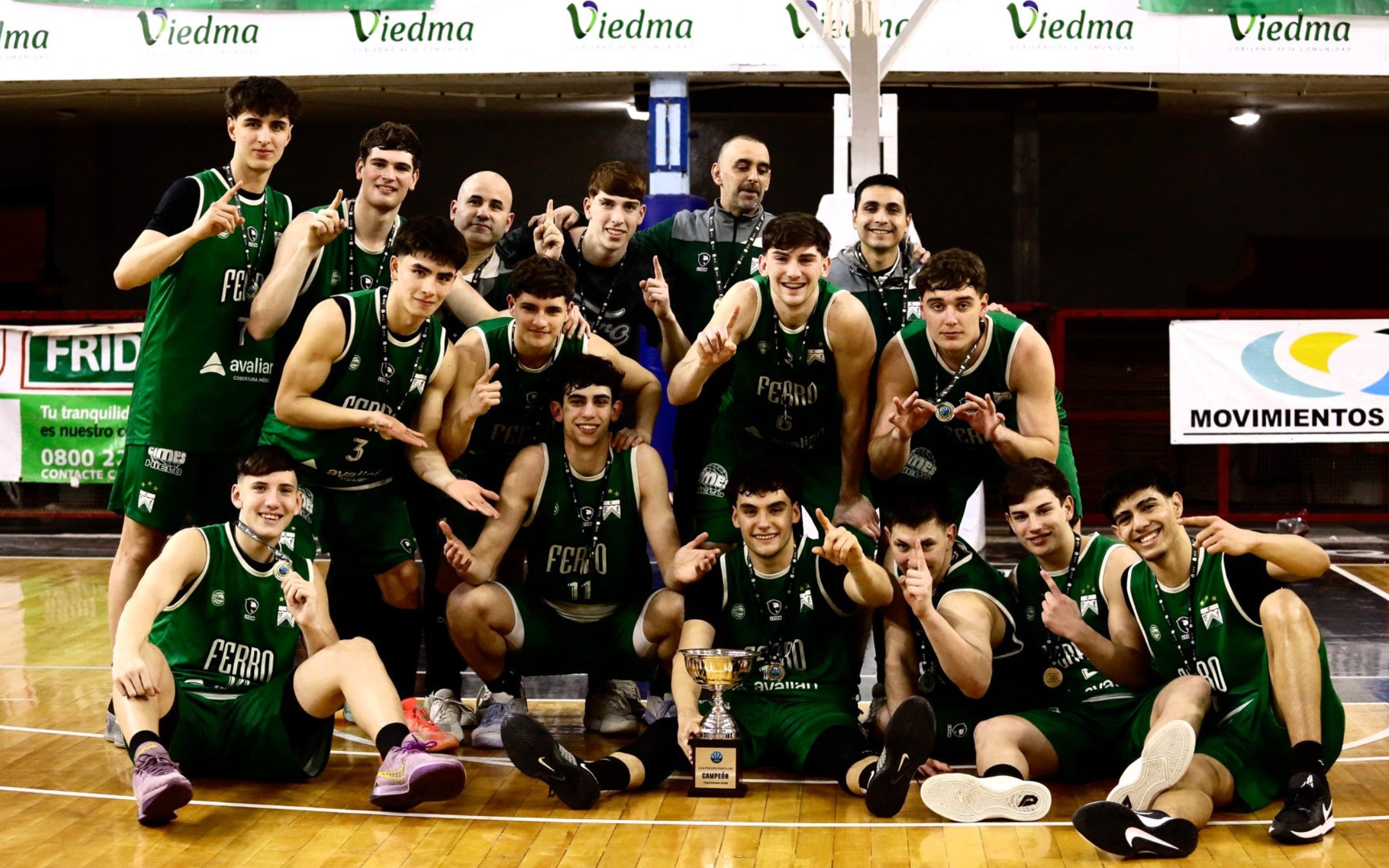 Ferro, el campeón de La Liga Federal Formativa U21.