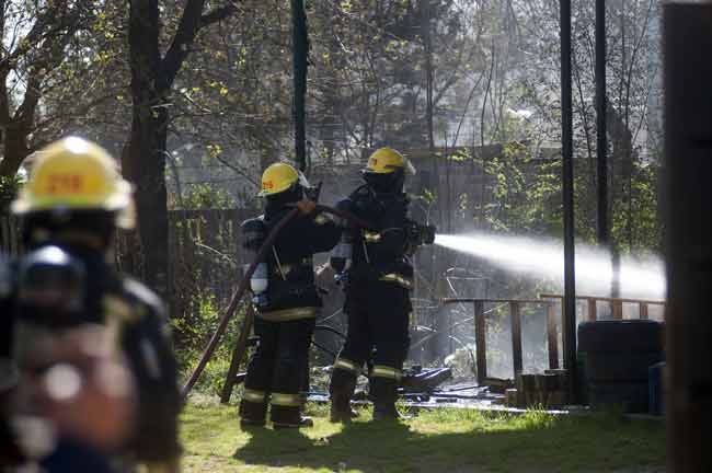 Bomberos piquenses controlaron la situación.