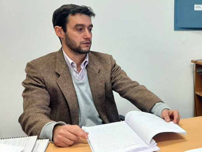 Juan Cupayolo, fiscal que investiga el robo.