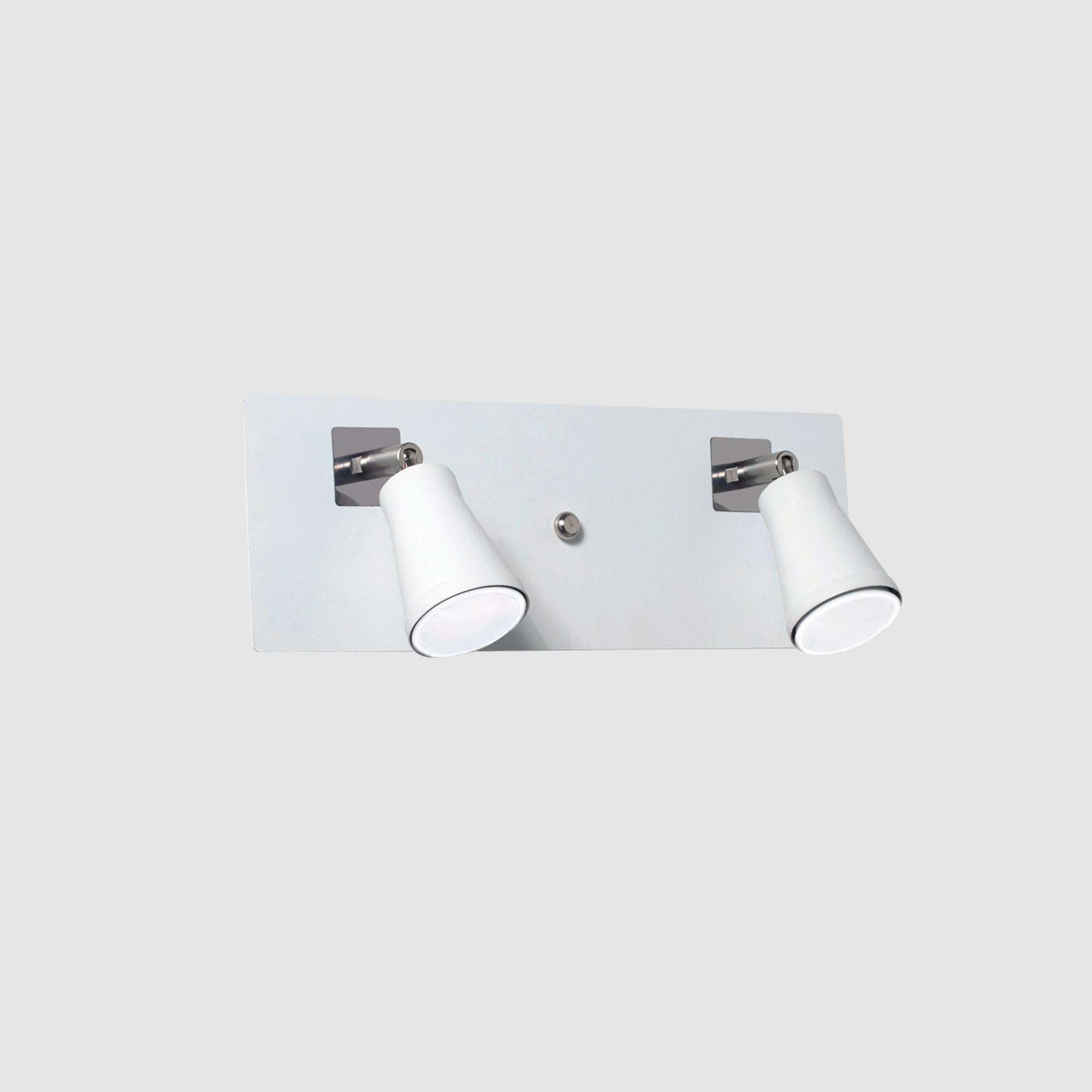 Aplique Spot Dublin 2 Luces Blanco Gu10 S-218B/T