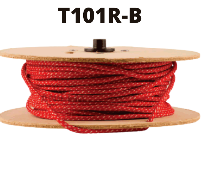 Cable Textil Rojo Combinado Por Metro