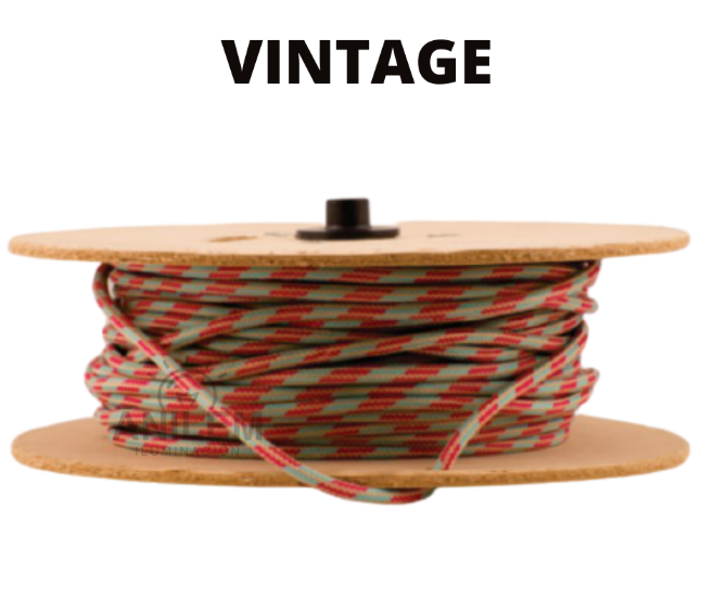 Cable Textil Vintage Por Metro