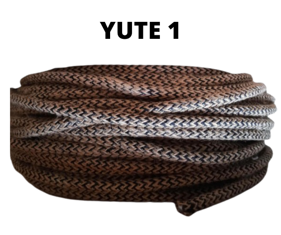 Cable Textil Yute Modelo 1 Por Metro