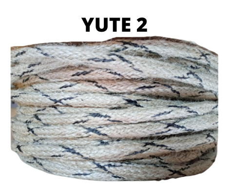 Cable Textil Yute Modelo 2 Por Metro