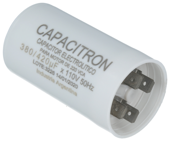 Capacitor Electrolitico Para Motor Monofasico 380-420uf
