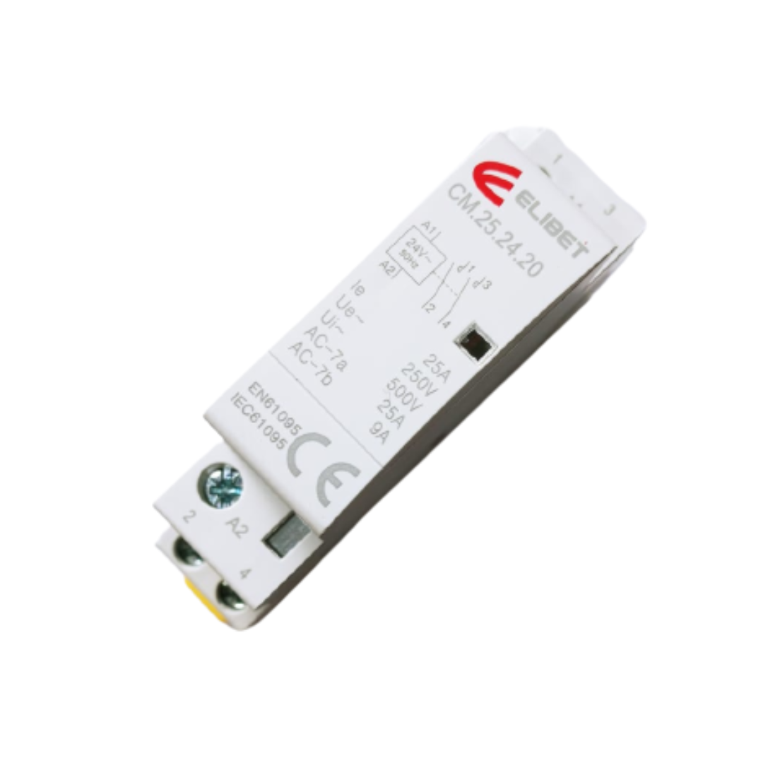 Contactor Modular 2x25a Bobina 24v Elibet