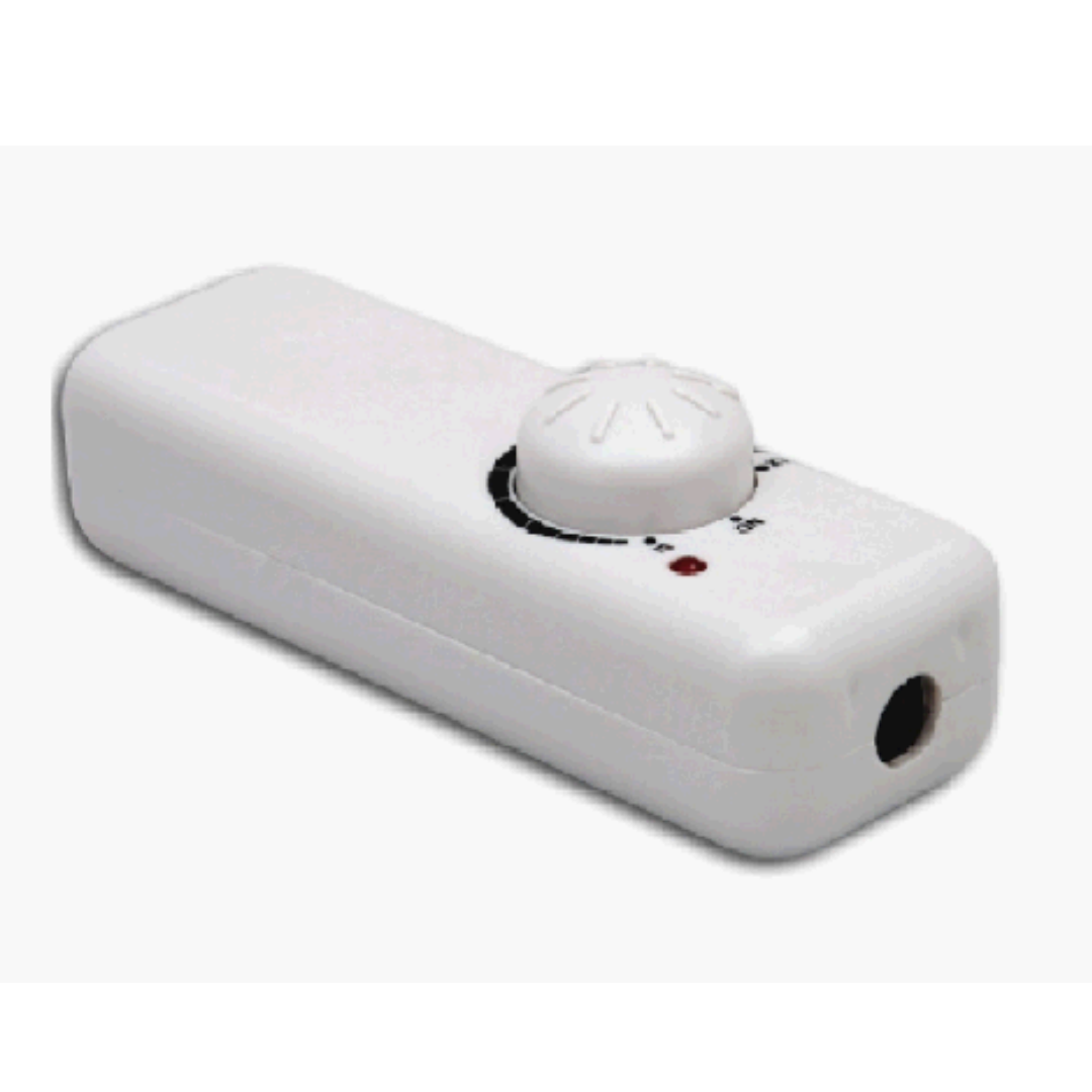 Dimmer Regulador Interruptor Torpedo a Perilla 300w Blanco