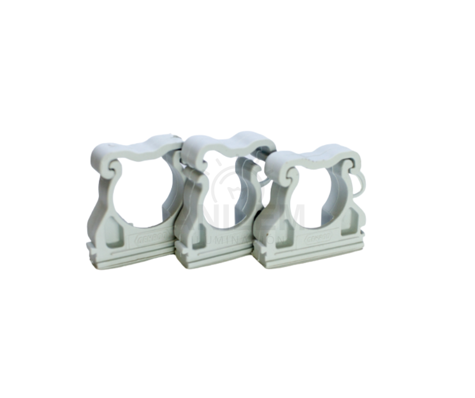 Grampa Caño Rigido 40mm Pvc Genrod